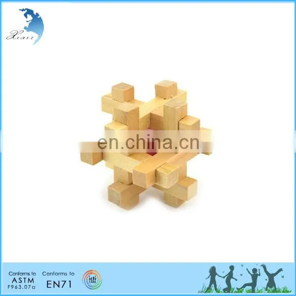 2016 New Design Baby Brain Jigsaw Cube Wooden Game Super 3d Puzzle photo-4