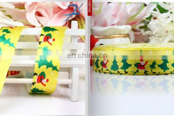 Hot Sell Stock Printed Christmas Ribbon photo-3