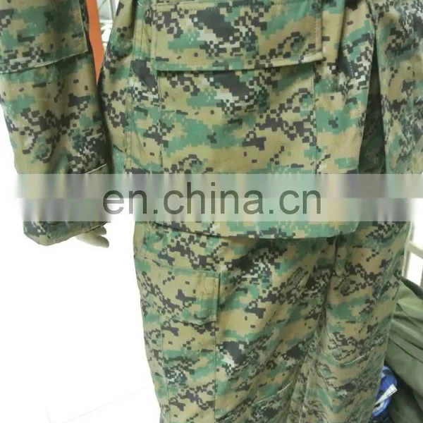 High Quality Woodland Digital Camouflage Windbreaker Jacket for Men photo-6