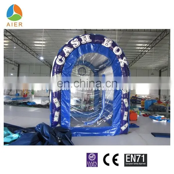 2015 New Designed Inflatable Cash Cube/Money Booth/Cash Box