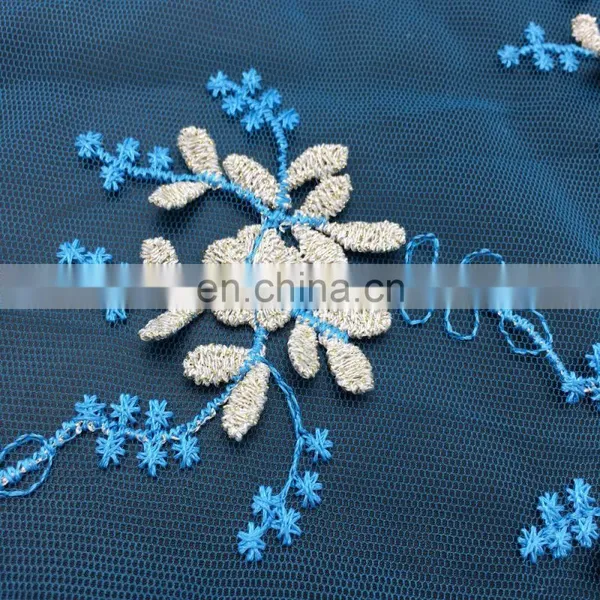 OLF 0155 Elegant 3d Flower Lace Bazin Riche Getzner Fabric for Clothing photo-3