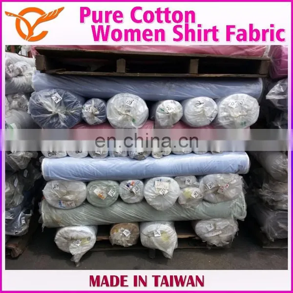 Pure Cotton Women Charming Shirt Fabric Stock photo-6