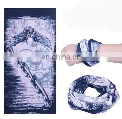 Fashion Cotton Digital Printing Custom Design Printed Multifunctional Bandana photo-3