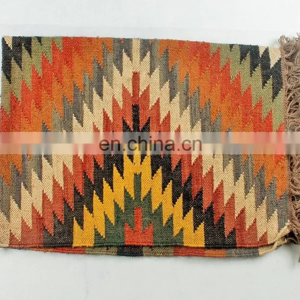 Home Decor Indian Handmade 100% Cotton Carpets For Bedroom Or Front Door Area Rag Rug photo-3