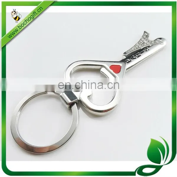 Metal Pairs Opener Keyring, Souvenir Keyring Opener for Pairs, Heart Shape Bottle Opener Keyring photo-3