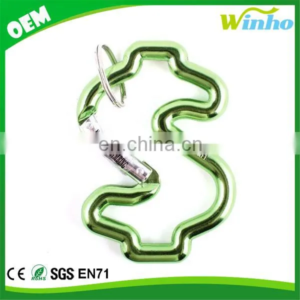 Winho Dollar Sign Carabiner Keychain photo-3