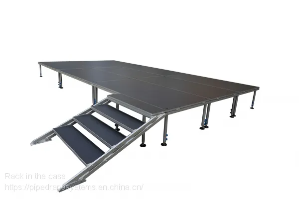 Plexiglass/Aluminum Used Portable Stage Craigslist With Stage Risers for Sale photo-5