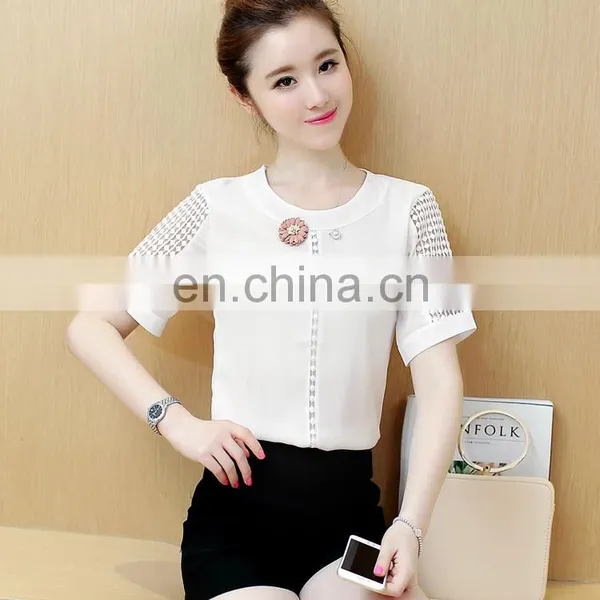 2016 Hot Fashion Metal Garment Accesories Pearl on Collar Horseshoe Pearl on Clothing photo-4