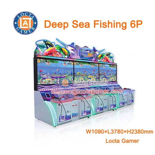 Zhongshan Amusement Redemption Deep Sea Fishing 6P Shooting Fish Machine Coin Operated