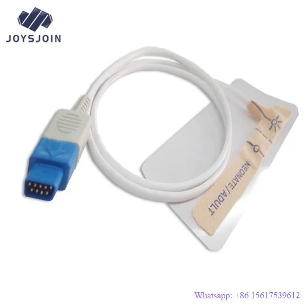 Compatible GE Trusignal+ TS-AF-10/TS-F-D Disposable SpO2 Sensor