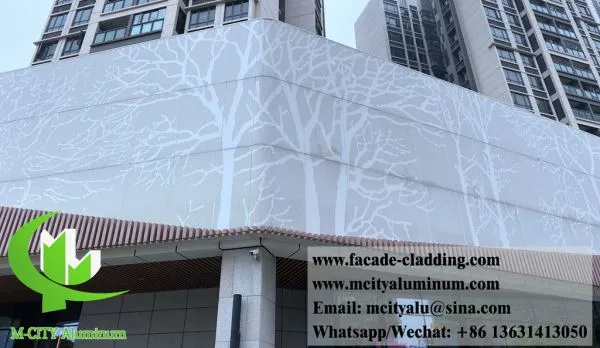 3mm Aluminum Wall Cladding Solid Aluminum Panel Metal Cladding Panel Supplier in Foshan, China photo-4