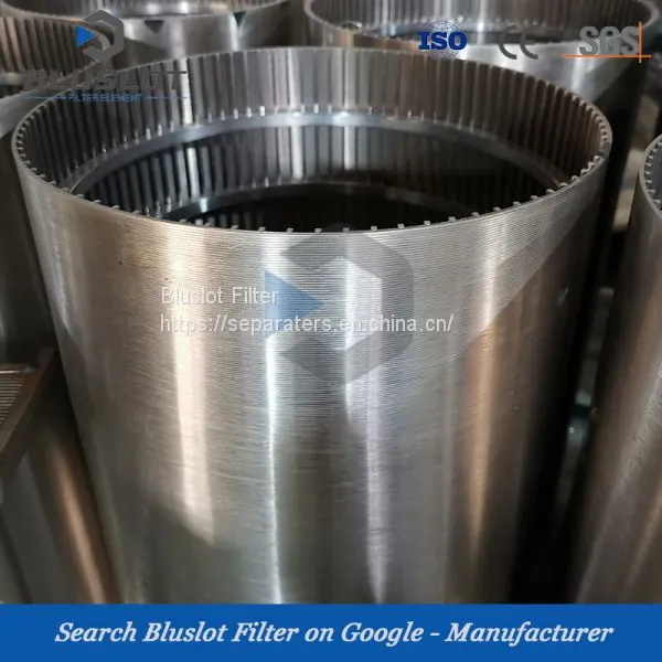 10 Microns Stainless Steel Wedge Wire Screen Filter Element photo-4