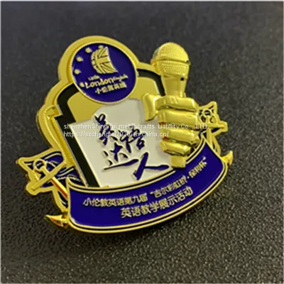 High-end Badge Metal Badge Custom-made Chest Badge Factory photo-2