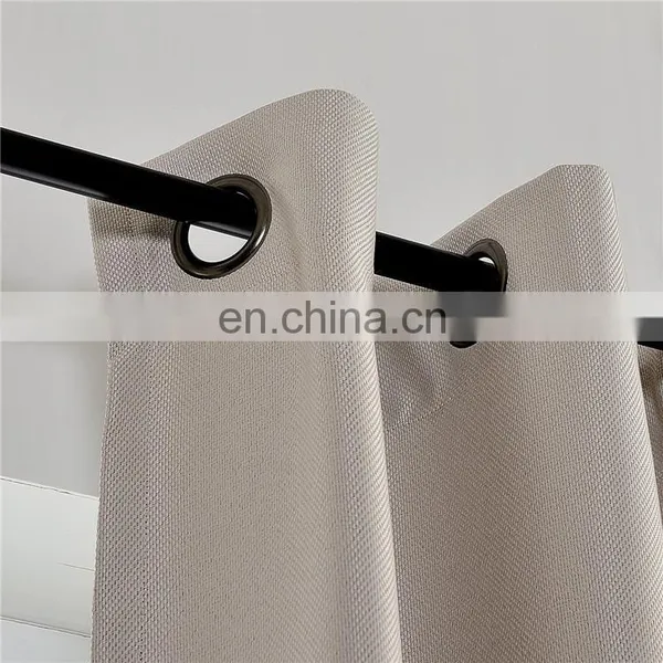 Purple Printed Polyester Blackout Curtains photo-4