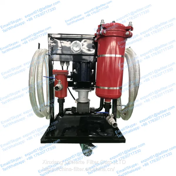 Customized Mobile Oil Purifier, Hydraulic Oil Lubricating Oil Vacuum Filter Cart for Petrochemicals Textile Electronic