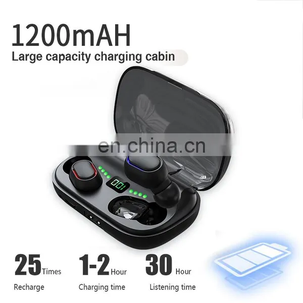 Earphone Headphone Version 5.0 High Quality 2021 Amazon Top Seller Wholesale Cellphone Headset Earbuds Wireless Stereo Earphone photo-2