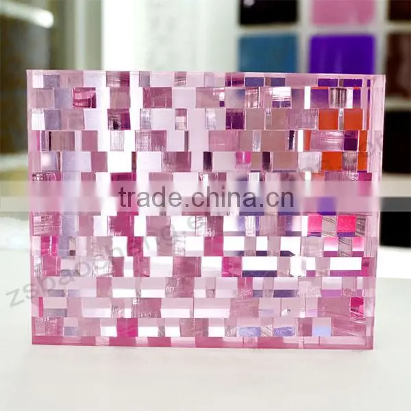 Combination Price Transparent Fireproof Wall Decoration 3d Board photo-4