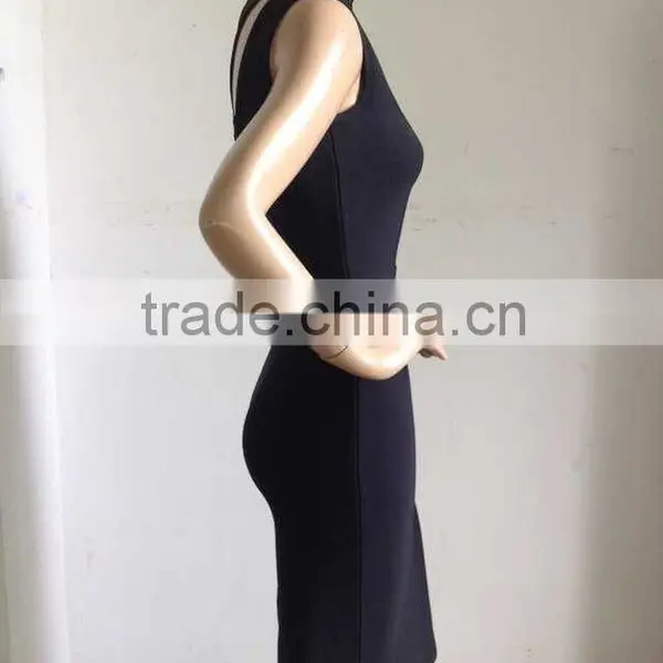 Summer Dress Wholesale 2015 New Fashion Elegant and Sey Women Black Strap Evening Party Bandage Dress Bandage Bodycon Women Wear photo-2