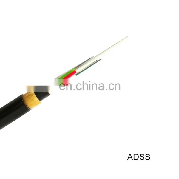 Fibra Optica Adss Double Jacket PE Sheath 80 Meters Span OD 11.6MM 5KN RTS 12 Core B1 ADSS Fiber Optic Cable photo-2