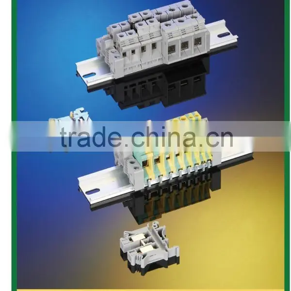 Terminal Blocks Connectors With Compact Din Rail AWG 30 - 10 photo-2