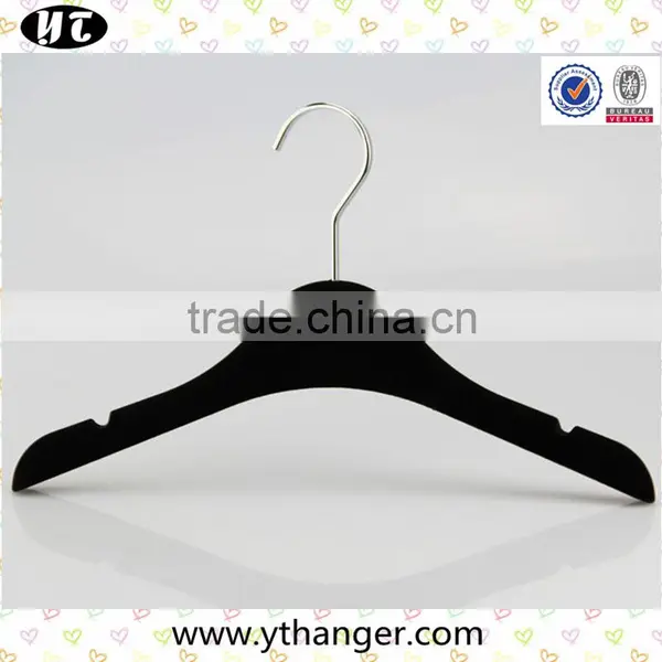 Black Plastic Hanger With Velvet Surface for Women photo-4