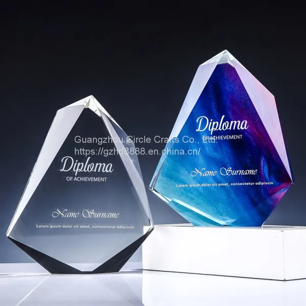 New Arrival New Product Custom Content High Standard K9 Crystal Color is Rich Business Gift Crystal Crystal Trophy photo-5