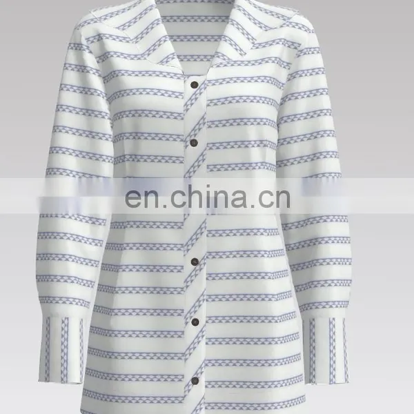 2022 Hot Sale 100% Cotton Dobby Designs for Women's Wear photo-5