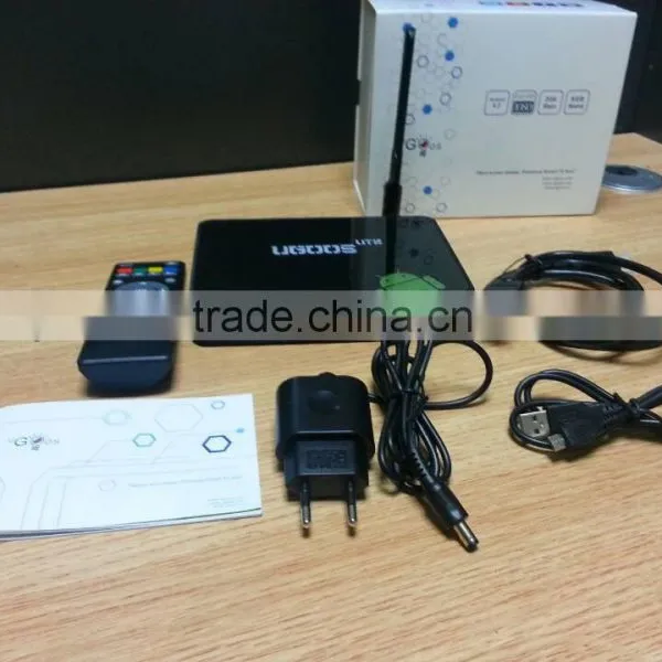 2014New Arrival! UGOOS UT2 Quad Core RAM 2G+ROM 8G 1.6GHz Built-in Bluetooth + External WiFi Antenna Dual Band 2.4/5Ghz