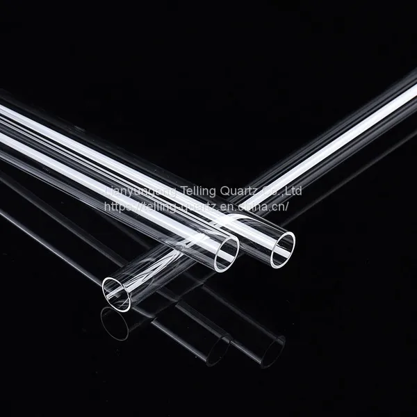 Heat Resistant Quartz Glass Cylinder Tube Fused Silica Transparent Quartz Tubes photo-3