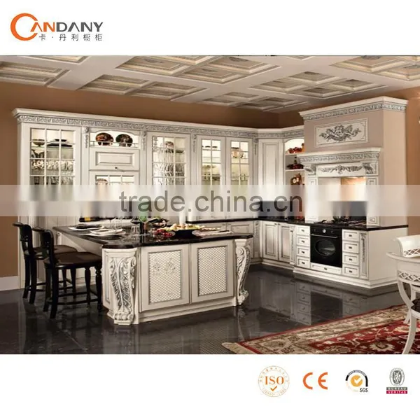Customized Cabinets Wood Kitchen,China Factory Whole Set Mini Solid Wooden Kitchen photo-4