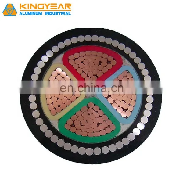 Xlpe Insulated Pvc Sheath 4x300mm2 Power Cable 4x95 Copper Xlpe Power Cable photo-3
