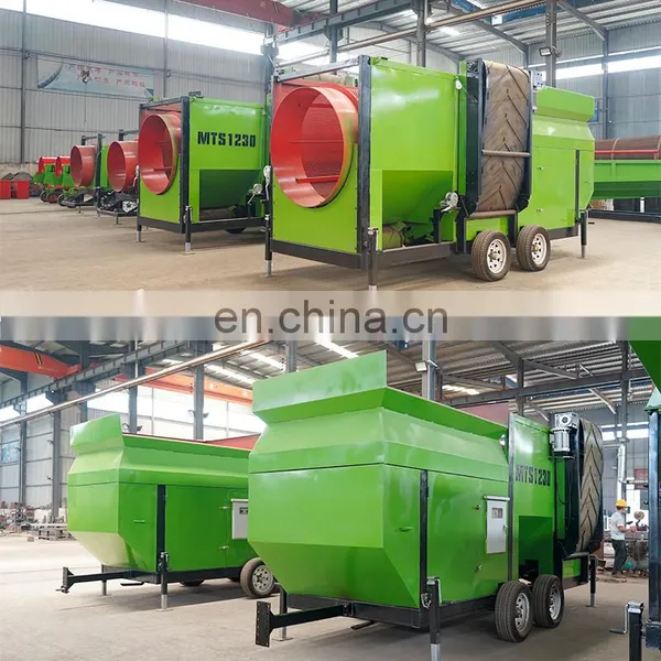 Movile Rotary Trommel Screen Compost Screening Machine Rotary Sand Screening Machine Sand Trommel Screen photo-5
