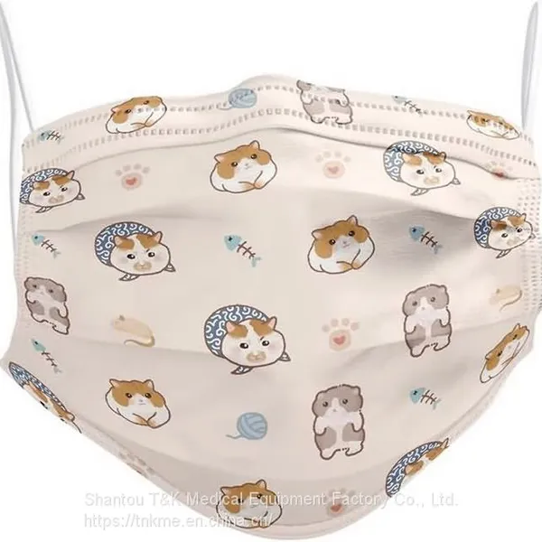 3 Ply Type I Medical Disposable Mask for Adult (Cartoon) CE Marked and Meets the Requirements of EN14683:2019 Type I photo-2