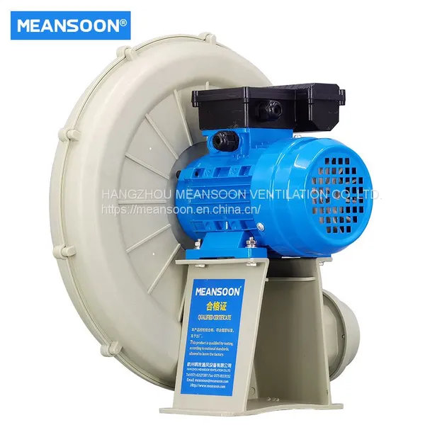 CREF-2S75 Plastic PP Chemical Resistant Centrifugal Fan for Deodorization System photo-3