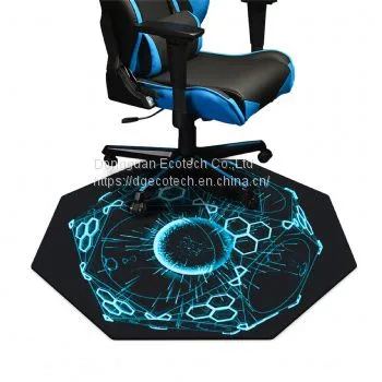 Non Slip Natural Rubber Foam Gaming Floor Protecting Gaming Zone Chair Mat Desk Mat Office Rolling Chair Mat photo-4