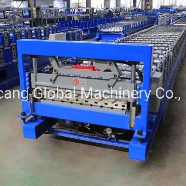 Stainless Steel Galvanized Color Steel Corrugated Panel Omega Hat Purlin Roll Forming Machine photo-2