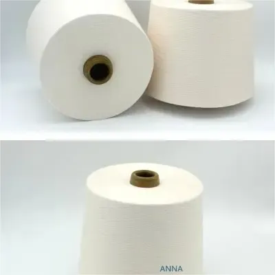 100% Modal Core Spun Yarn For Weaving photo-3
