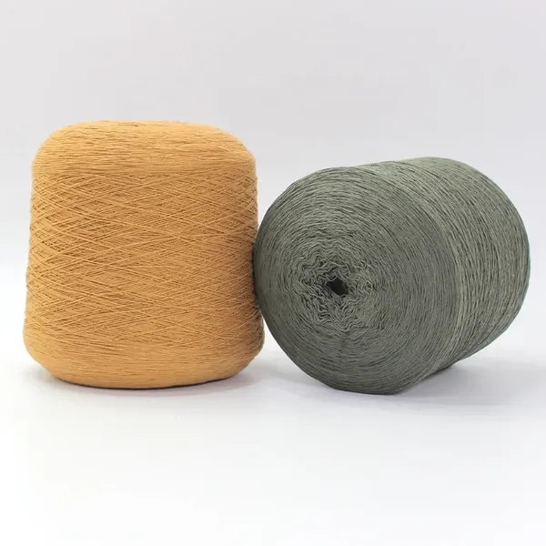 Eco-friendly 100% Micro Modal Knitting Yarn 40S Raw White Compact Spun Yarn photo-4