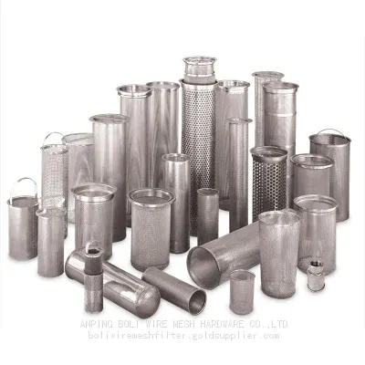 Filter Tube Stainless Perforated Metal Filter,quality Stainless Steel Strainer Tube Filter .Stainless Steel Tube Filter Oil Mesh Filter photo-5