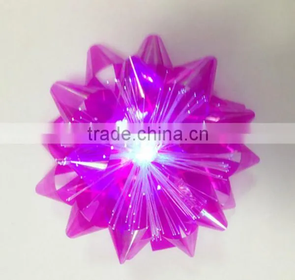 Factory Supplier Competitive Price Christmas LED Packing Ribbon Bow, Lighting Ribbon Bow