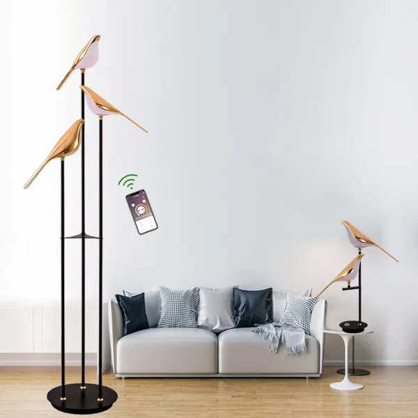 Magpie Floor Lamps Living Room Sofa Side Nordic Minimalist Designer Sense Creative Light Luxury Bedroom Bedside Bird Table Lamp photo-2