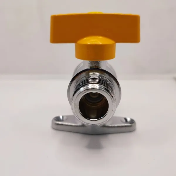 Double Outer Thread Base Ball Valve All Copper Gas Professional Valve Water Heater Switch photo-2