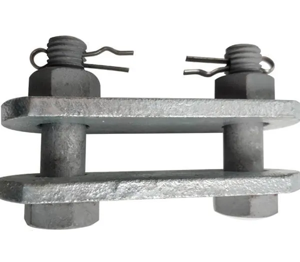 Hot Dip Galvanized Parallel Hanging Plate P-12 P-7 Double Eye Connection Cable Power Fittings photo-3