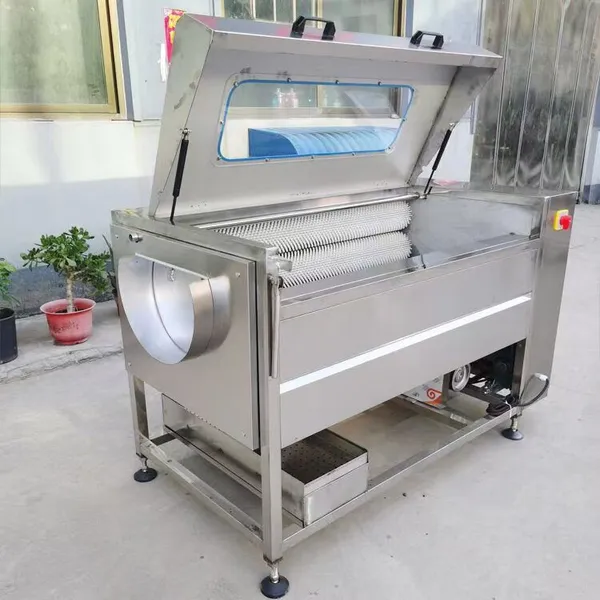 China Manufacturer Vegetables Roller Cleaner Machine Ginger Garlic Peeler Washing Machine Fruit Processing Machine