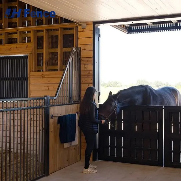 Horse Stall Stable Galvanize Farm Riding Horse Shelter Horse Stable Stall Whit Roof photo-6