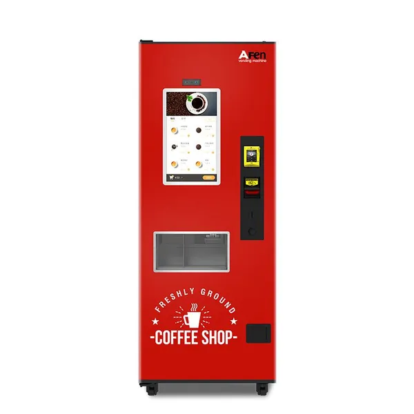 AFEN High Quality Commercial Grade Automated Steel Coffee Vending Machine Small Combo Vending photo-5