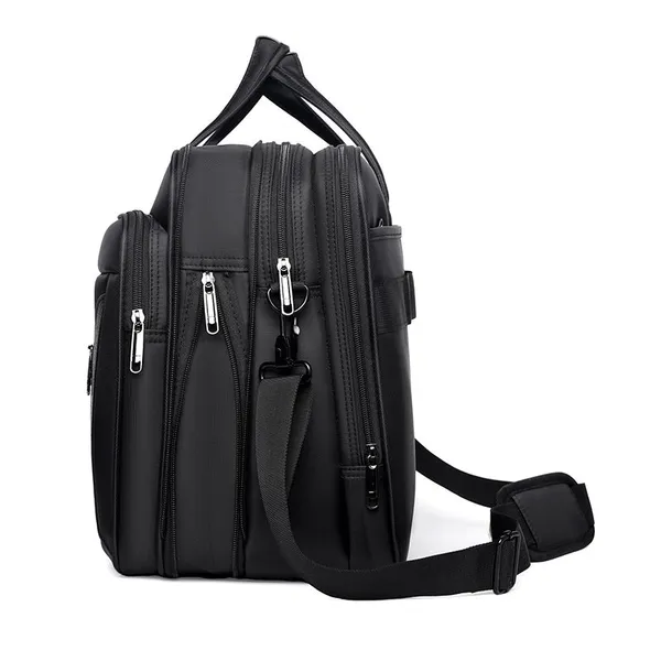 Men's Business Briefcase, Large Capacity 15.6-inch Laptop, Portable Crossbody, Business Travel, Commuting Shoulder Bag, Men's photo-3