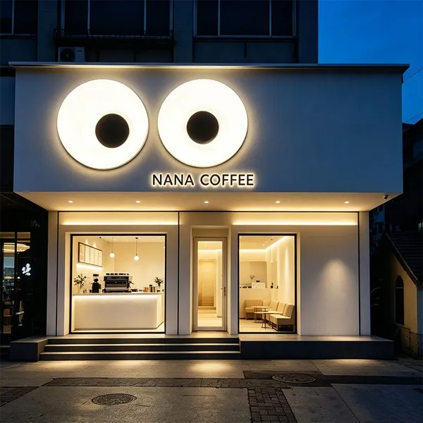 Animated Rotating Eye Lightbox, Dynamic Rotating‑Pupil Storefront Installation Sign for Retail & Commercial Street Art photo-2