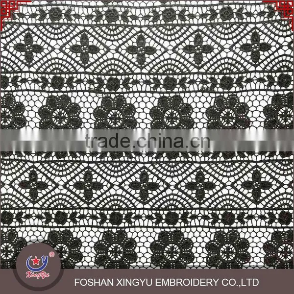 Hot Sale Promotional Cheap Cutwork Lace Embroidery Designs African Net Lace Fabric Netting Stretch Mesh photo-4