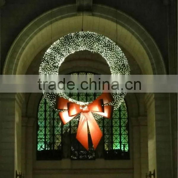 Giant Led Christmas Lighting Wreath photo-2